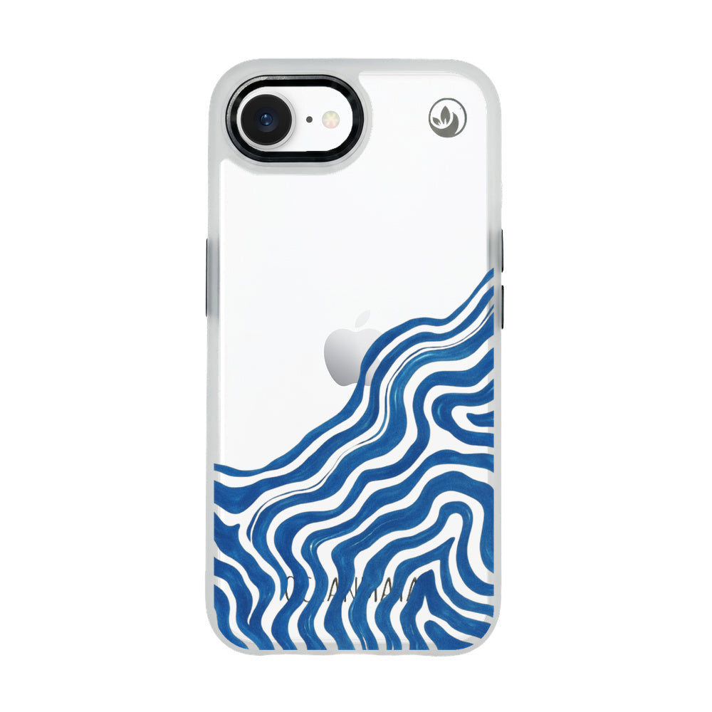 iPhone 16e/17e Hülle - Welle abstrakt - "Summerwave" - nachhaltig
