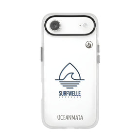 Nachhaltige Handyhülle iPhone 17 Air Surfwelleaugsburg aus Ocean Plastic — Vorderseite