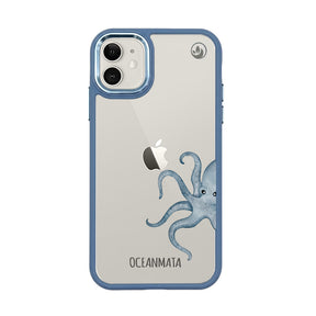 iPhone 11 Hülle - Oktopus blau - "TentacleTheory" - nachhaltig