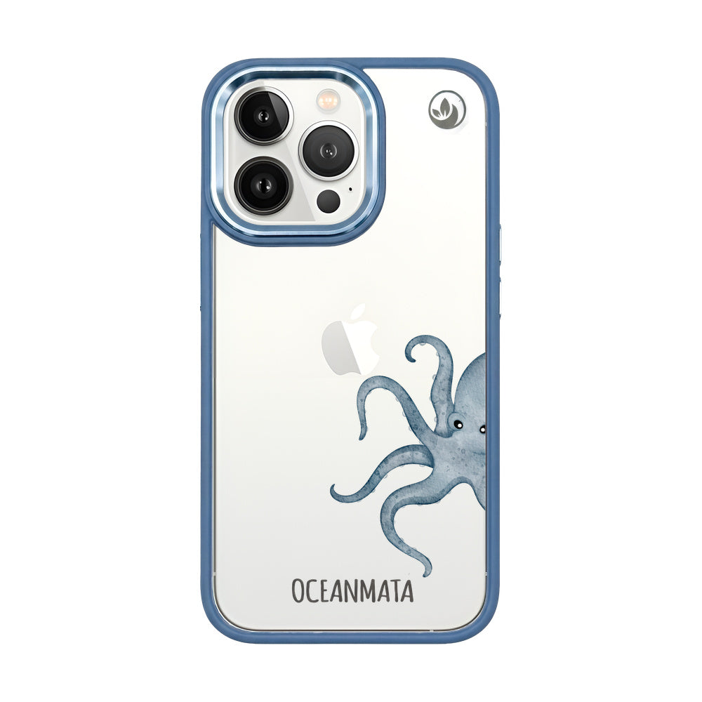iPhone 13 pro max Hülle - Oktopus blau - "TentacleTheory" - nachhaltig