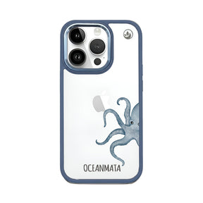 iPhone 14 pro max Hülle - Oktopus blau - "TentacleTheory" - nachhaltig
