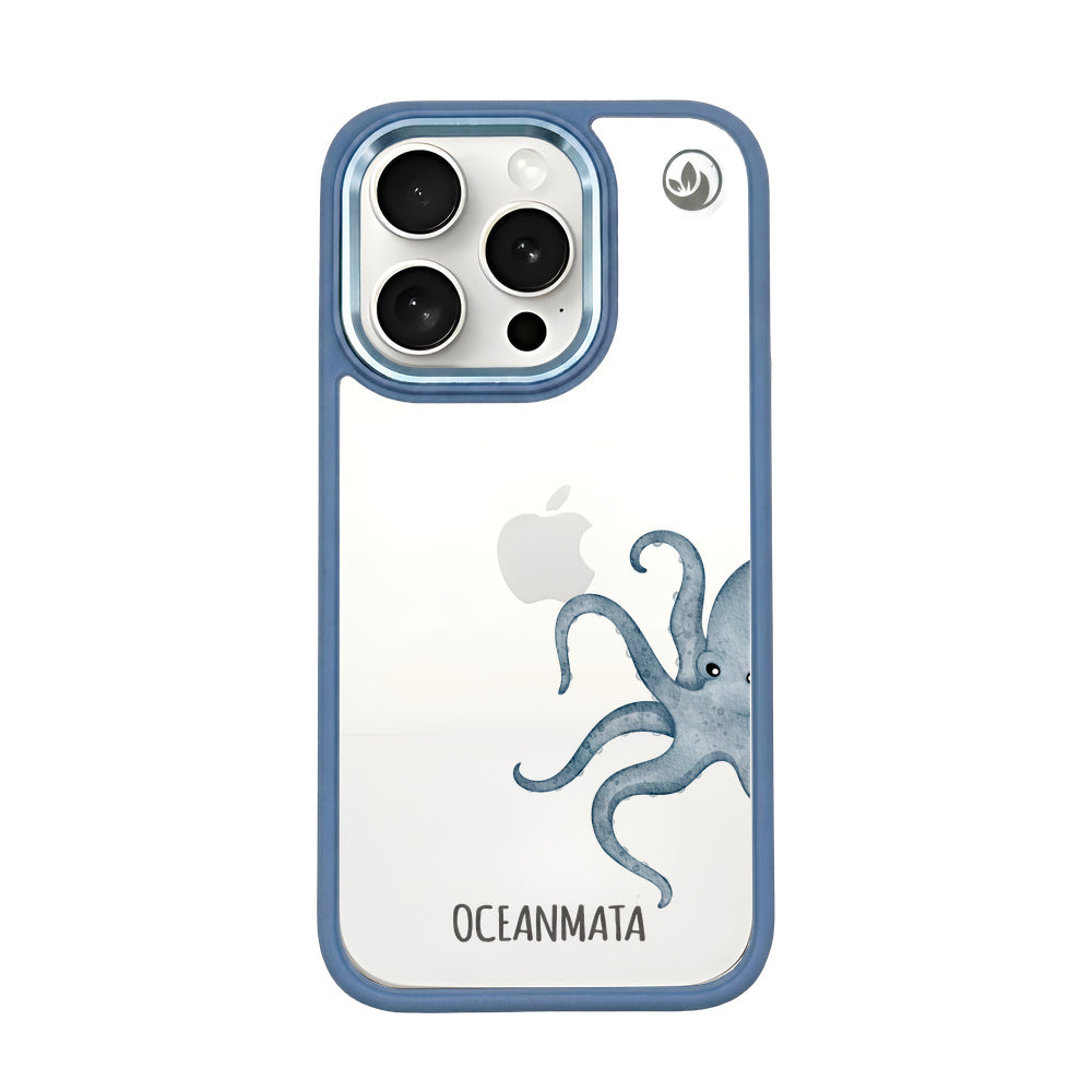 iPhone 15 pro max Hülle - Oktopus blau - "TentacleTheory" - nachhaltig