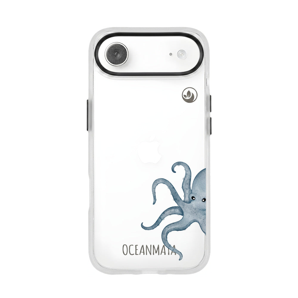 iPhone 17 Air Hülle - Oktopus blau - "TentacleTheory" - nachhaltig