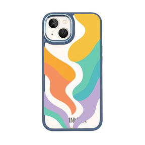 iPhone 13 Hülle - bunte Wellen - "Tide Flow" - nachhaltig
