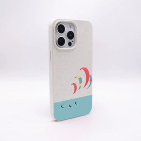 iPhone 13 pro Hülle - Kite weiß - "Kitesurf" - nachhaltig