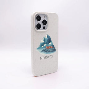 iPhone 16 pro max Hülle - Norwegen weiß - "Norway" - nachhaltig