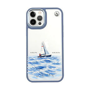 Nachhaltige Handyhülle iPhone 12 pro / iPhone 12 Towardsthehorizon aus Ocean Plastic — Vorderseite