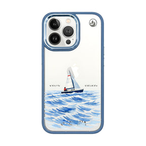 Nachhaltige Handyhülle iPhone 13 pro Towardsthehorizon aus Ocean Plastic — Vorderseite