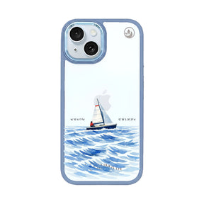Nachhaltige Handyhülle iPhone 15 Towardsthehorizon aus Ocean Plastic — Vorderseite