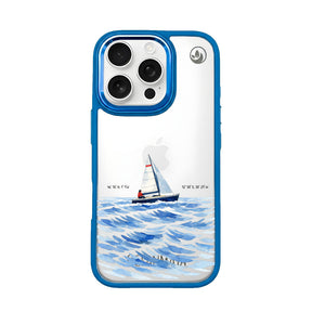 Nachhaltige Handyhülle iPhone 16 pro max Towardsthehorizon aus Ocean Plastic — Vorderseite