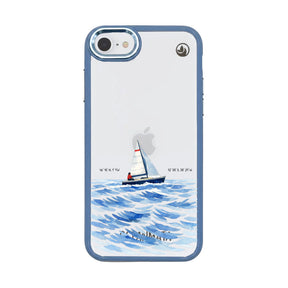 Nachhaltige Handyhülle iPhone SE/7/8 Towardsthehorizon aus Ocean Plastic — Vorderseite