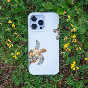 Biologisch abbaubare Handyhülle iPhone 13 pro max Turtlegaze — kompostierbar — Bonus