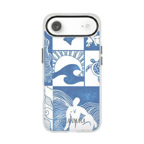 Nachhaltige Handyhülle iPhone 17 Air Wavesofbalance aus Ocean Plastic — Vorderseite