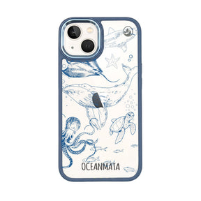 iPhone 13 Hülle - Wal blau - "WhaleLife" nachhaltig