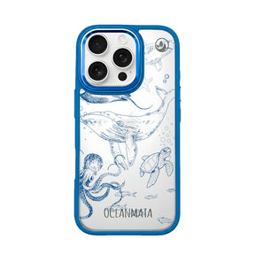 iPhone 16 pro max Hülle - Wal blau - "WhaleLife" nachhaltig