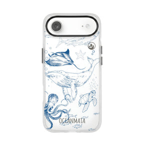 iPhone 17 Air Hülle - Wal blau - "WhaleLife" nachhaltig
