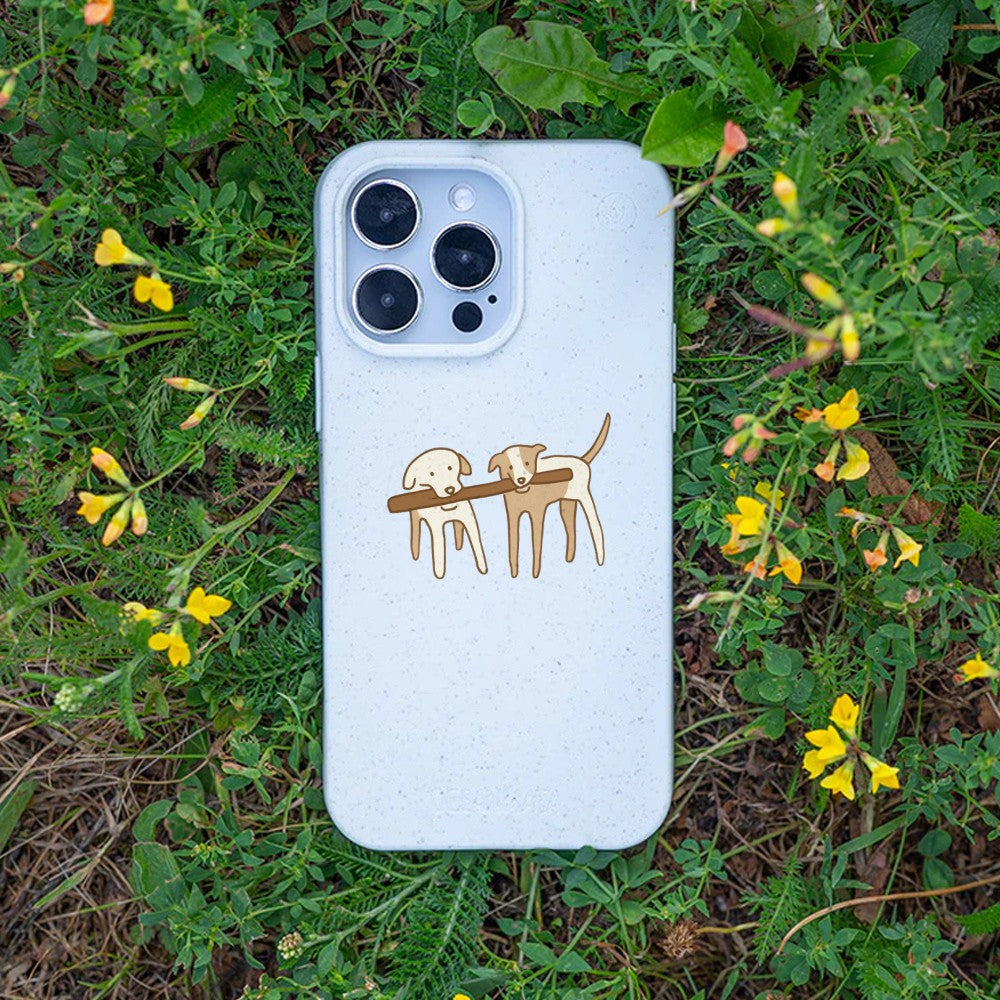 Biologisch abbaubare Handyhülle iPhone 14 Wuff — kompostierbar — Bonus