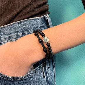 Armband schwarz "OCEAN PLASTIC"