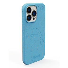 iPhone SE/7/8 Hülle - blau - "DOLPHIN" - nachhaltig