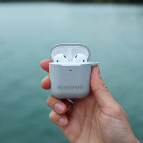 nachhaltige Apple AirPod Case 1/2 "SHARK" - Hülle - grau